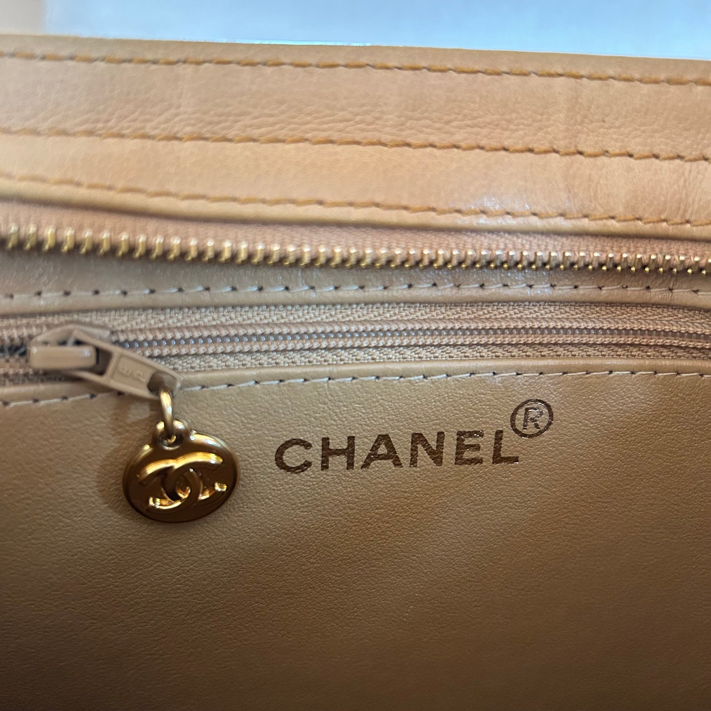 Pre-Loved Chanel Lambskin Mini Shopper Tote