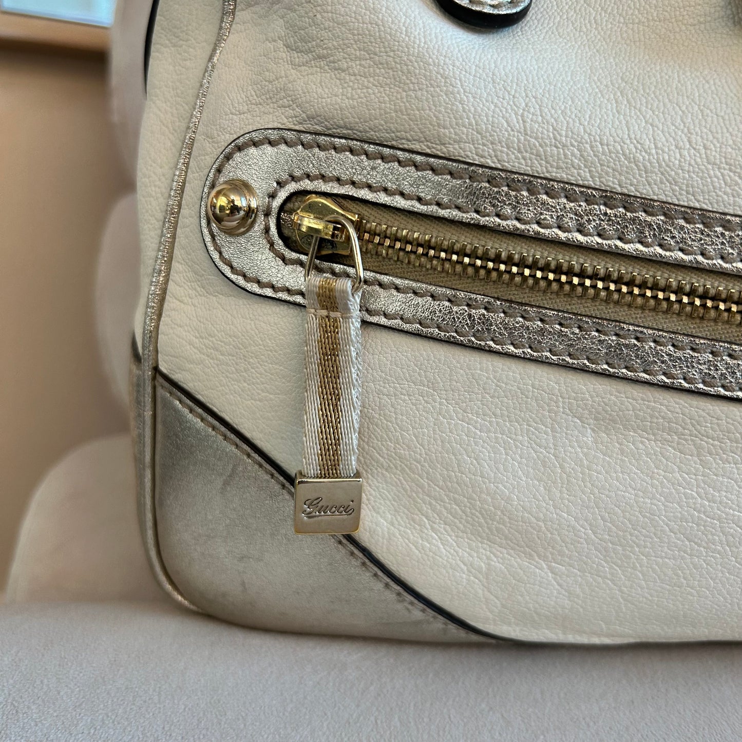 Pre-Loved Gucci Small Capri Bowler Bag