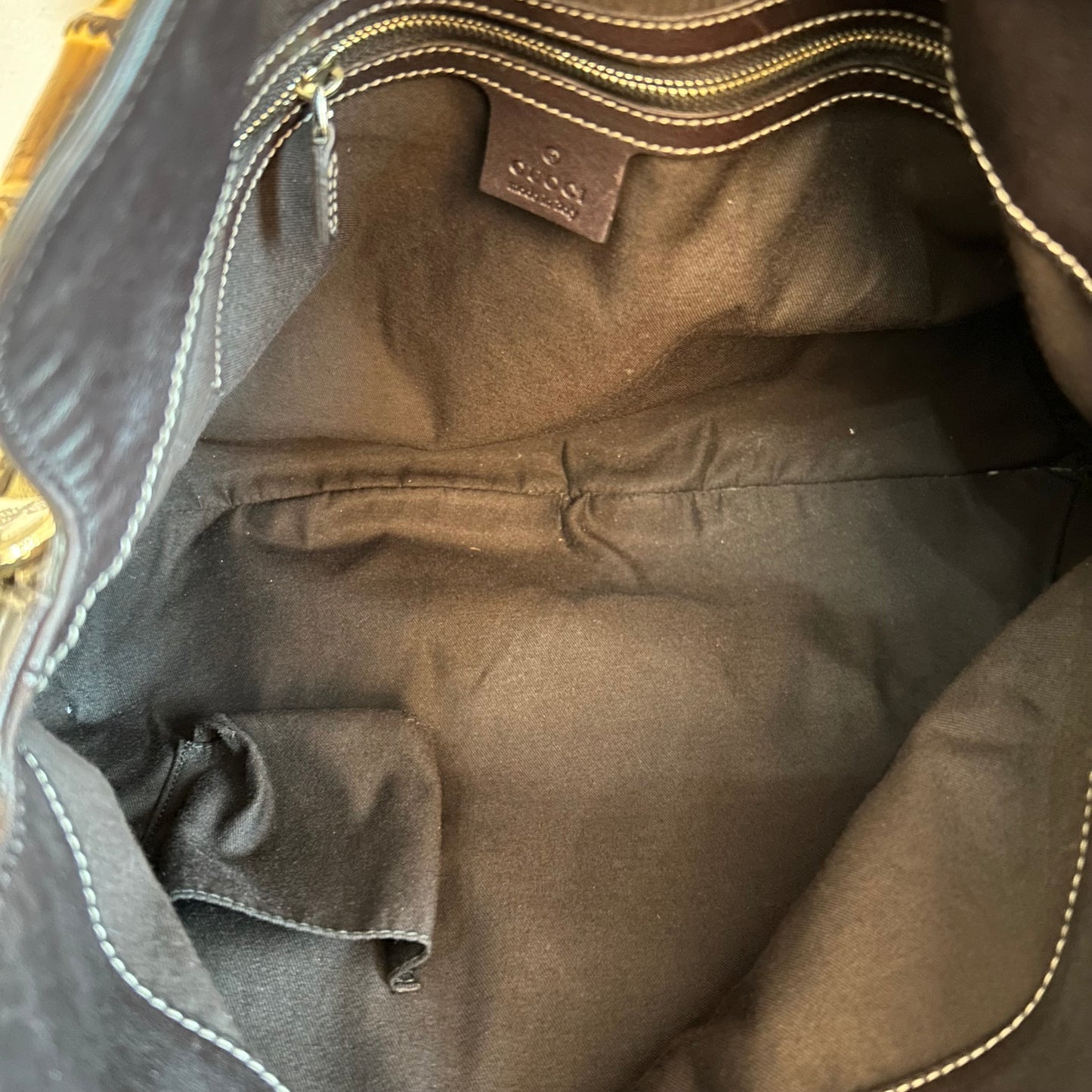 Pre-Loved Gucci Peggy Bamboo Top Handle Bag