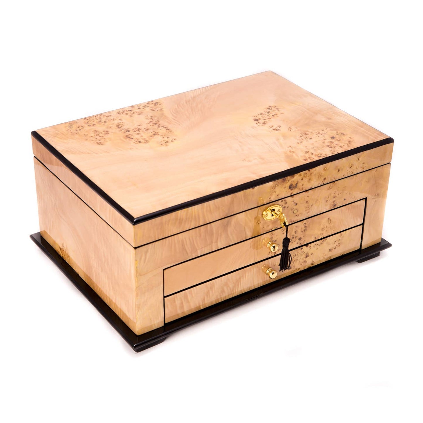 Bey-Berk 3 Level Jewelry Case