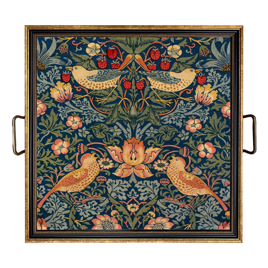 William Morris Strawberry Thief Decorative Tray: Small