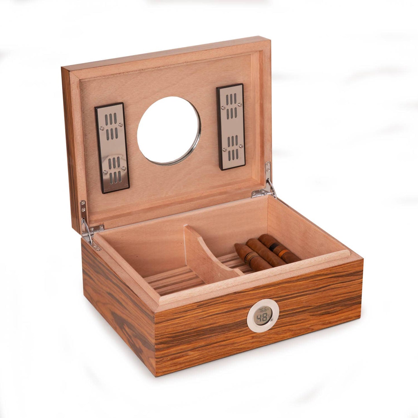 Bey-Berk Olive Wood Humidor