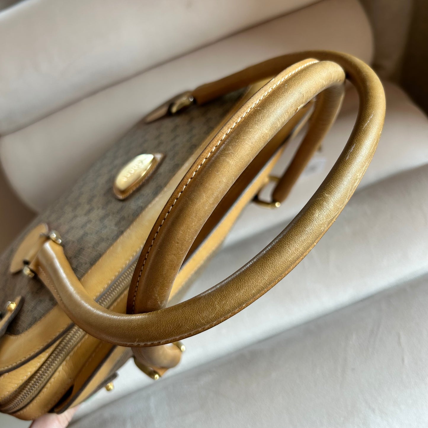 Gucci Micro GG Supreme Top Handle Bag