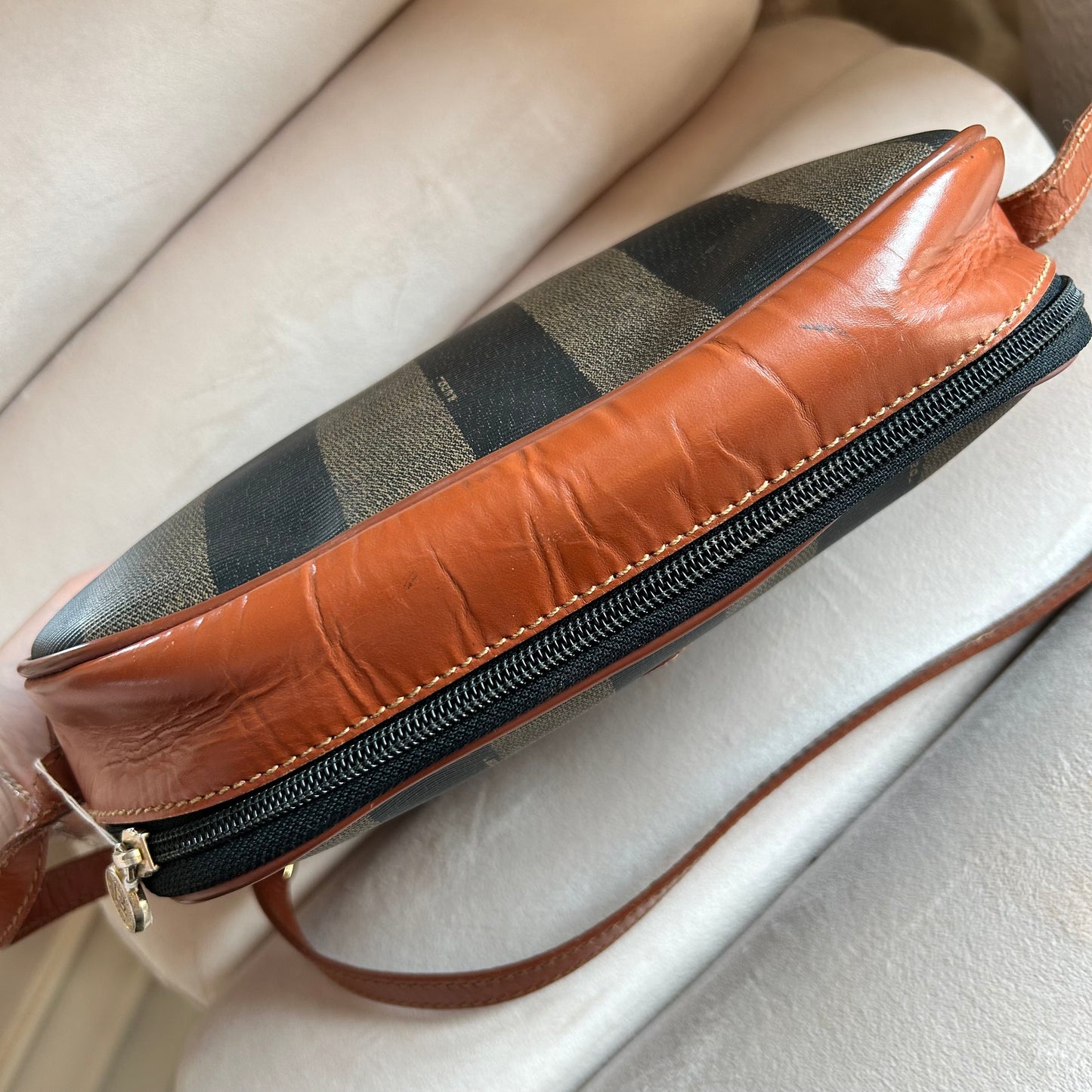 Fendi Striped Crossbody Bag