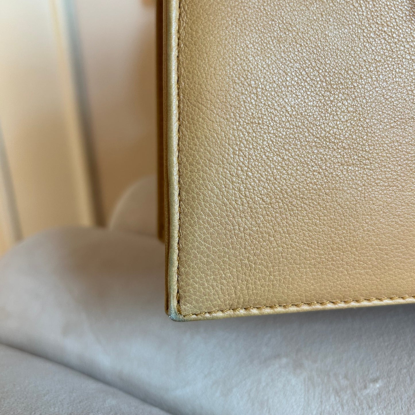 Pre-Loved Chanel Lambskin Mini Shopper Tote