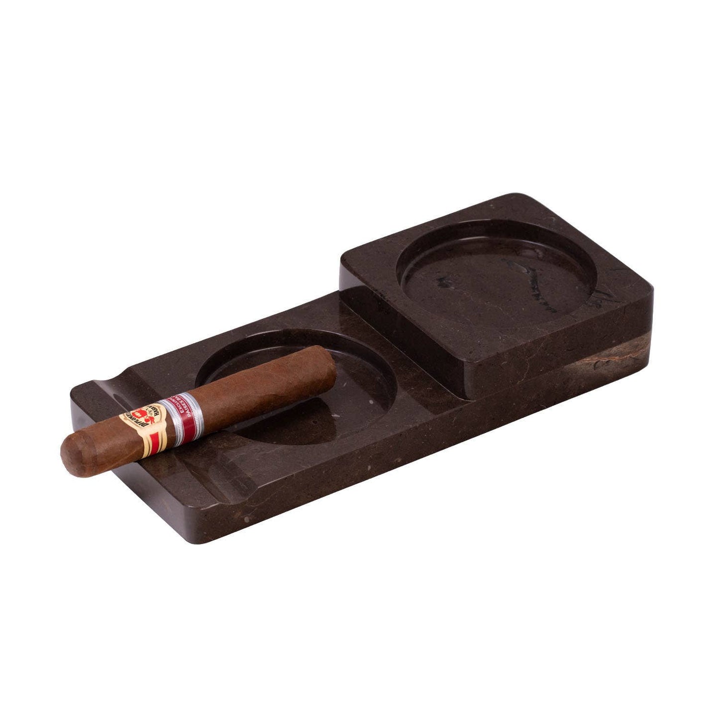 Bey-Berk Liam Marble Ashtray and Coaster