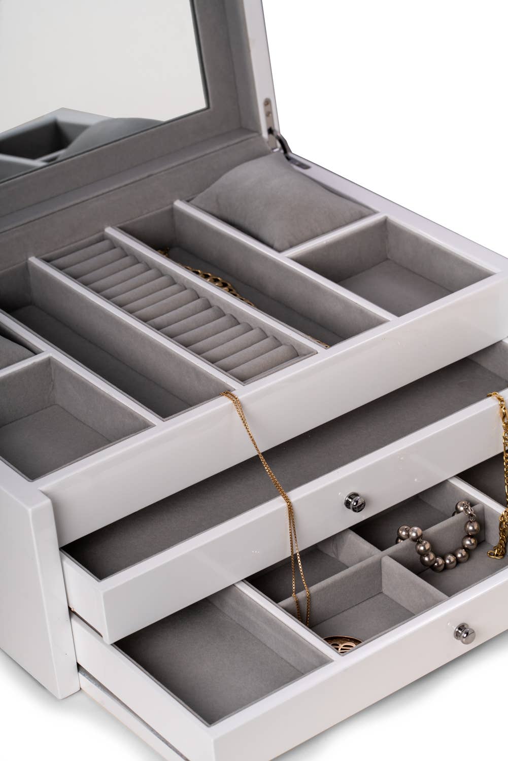 Bey-Berk Leighton Jewelry Chest