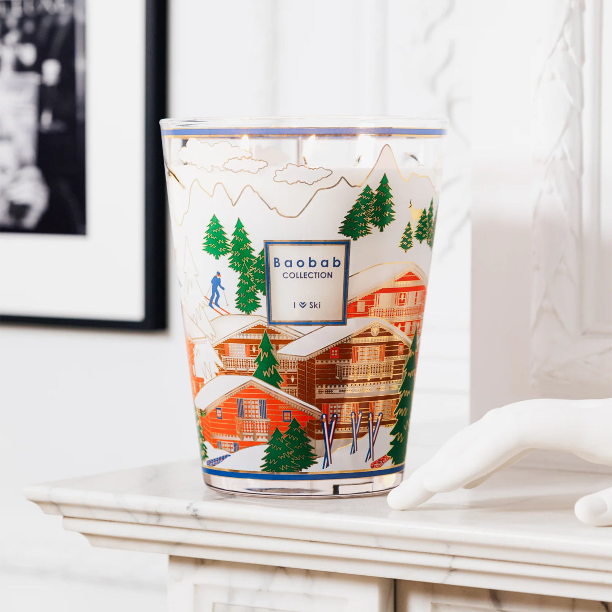 Baobab I Love Ski Candle - Medium