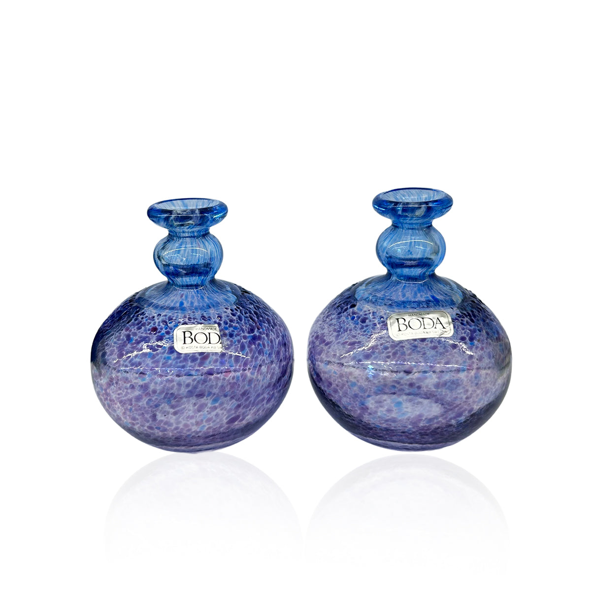Kosta Boda Miniature Bud Vases - Set of 2