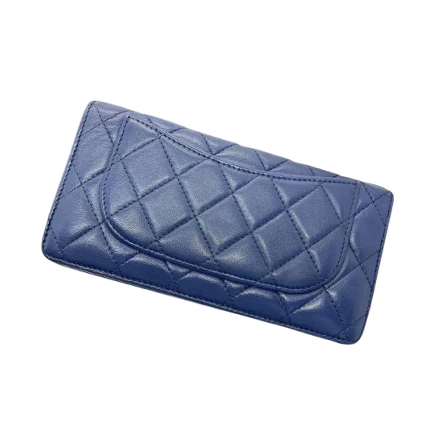Chanel Quilted Lambskin Leather Wallet