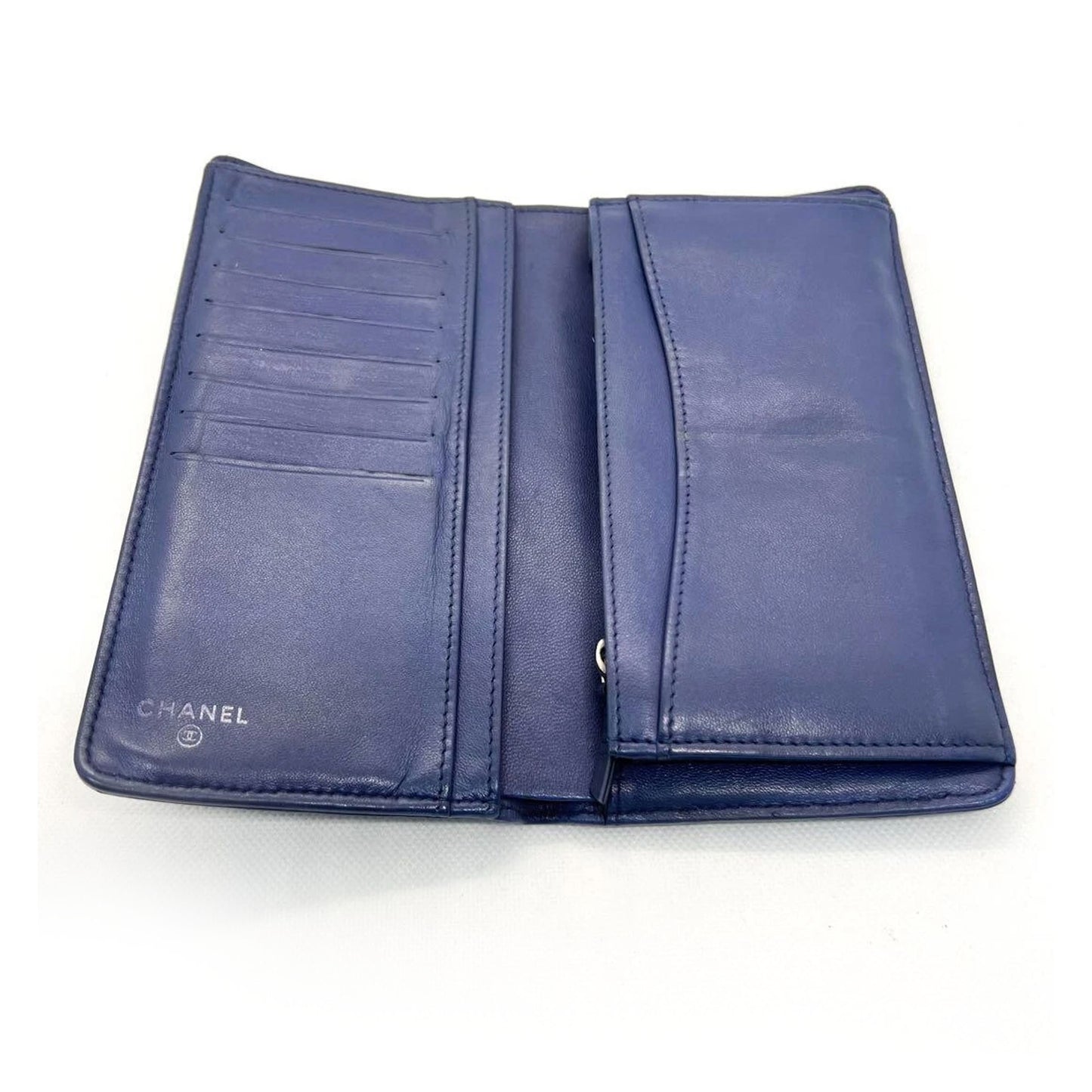 Chanel Quilted Lambskin Leather Wallet