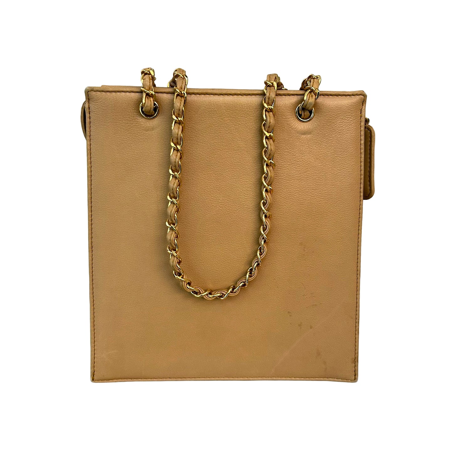 Pre-Loved Chanel Lambskin Mini Shopper Tote