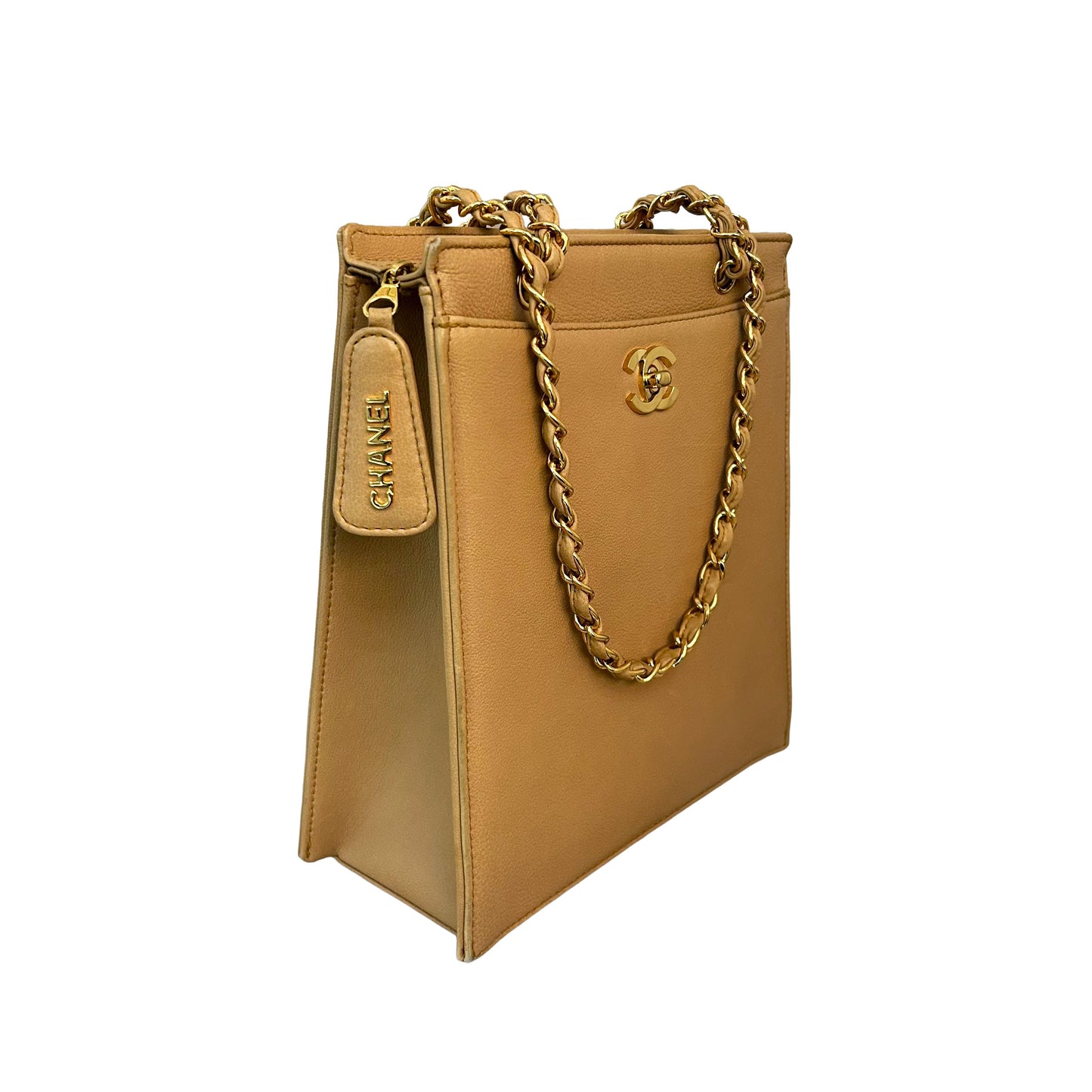 Pre-Loved Chanel Lambskin Mini Shopper Tote