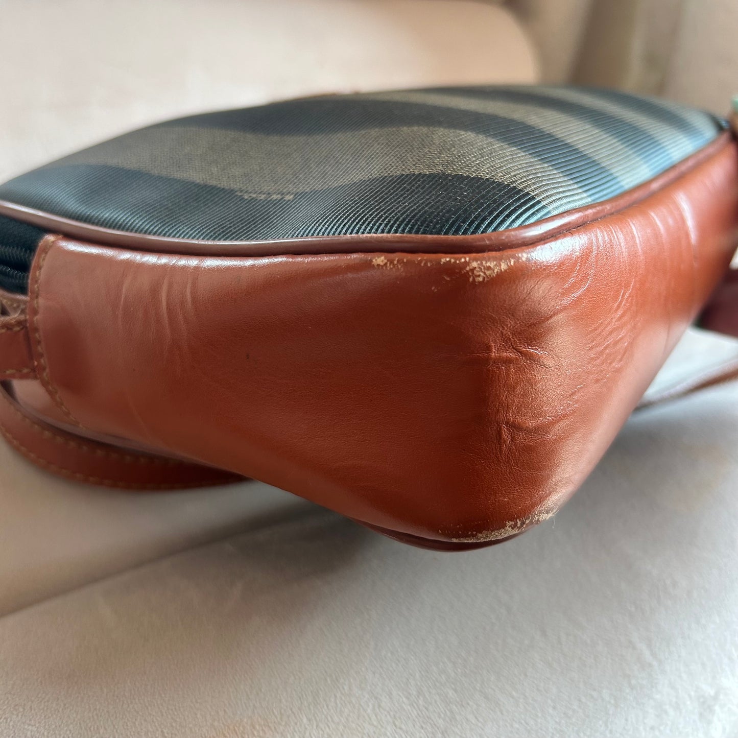 Fendi Striped Crossbody Bag