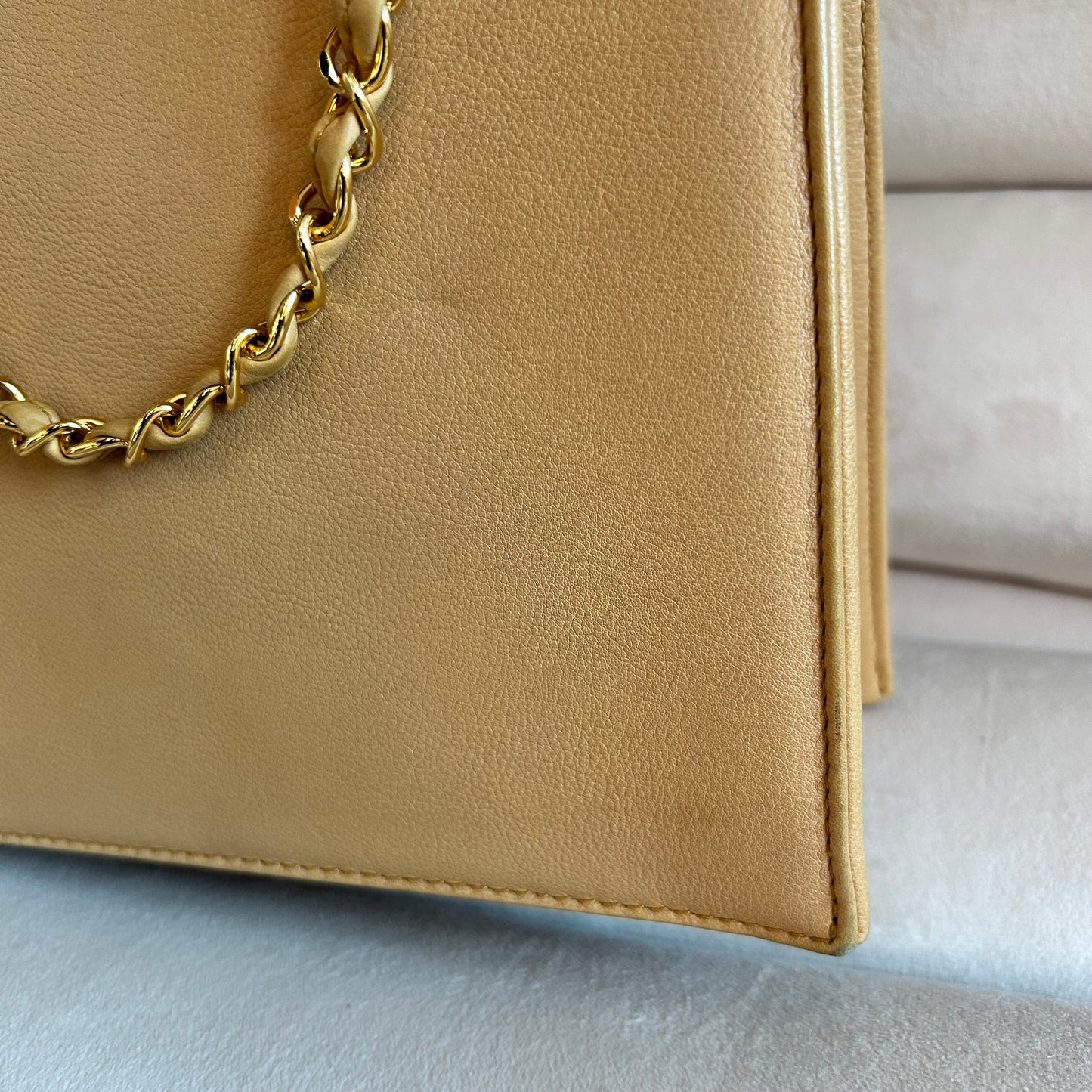 Pre-Loved Chanel Lambskin Mini Shopper Tote
