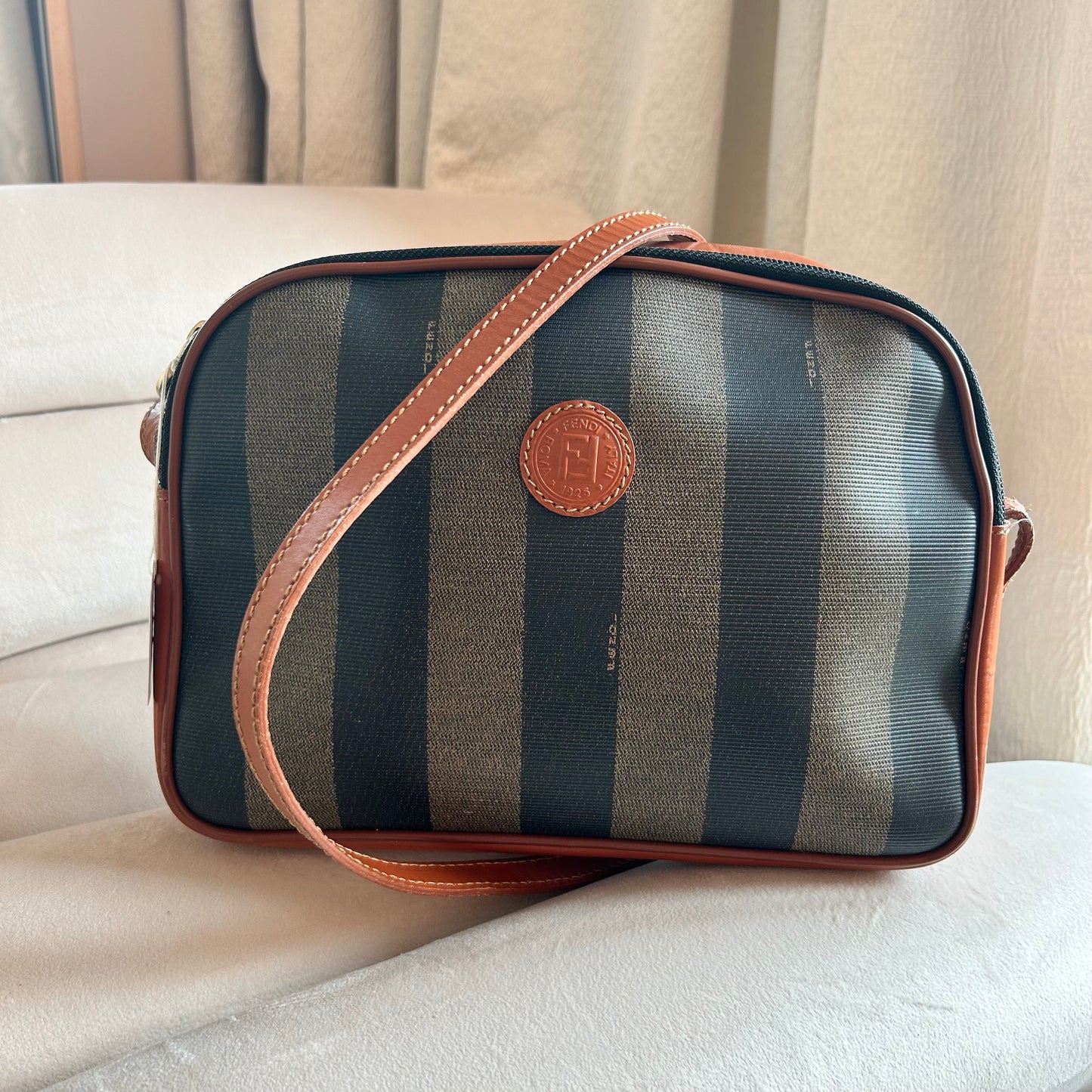 Fendi Striped Crossbody Bag