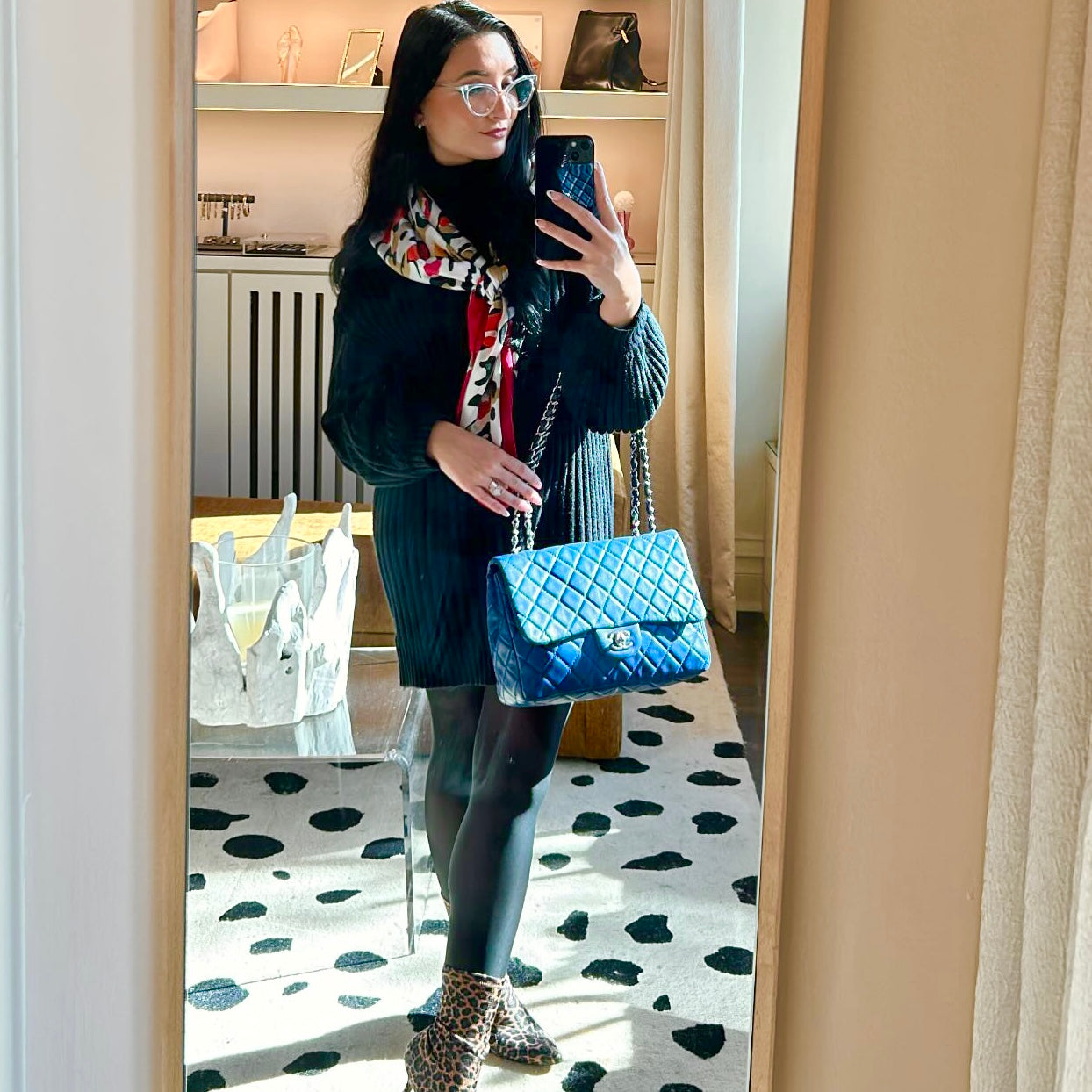 Chanel Quilted Leather Shoulder Bag
