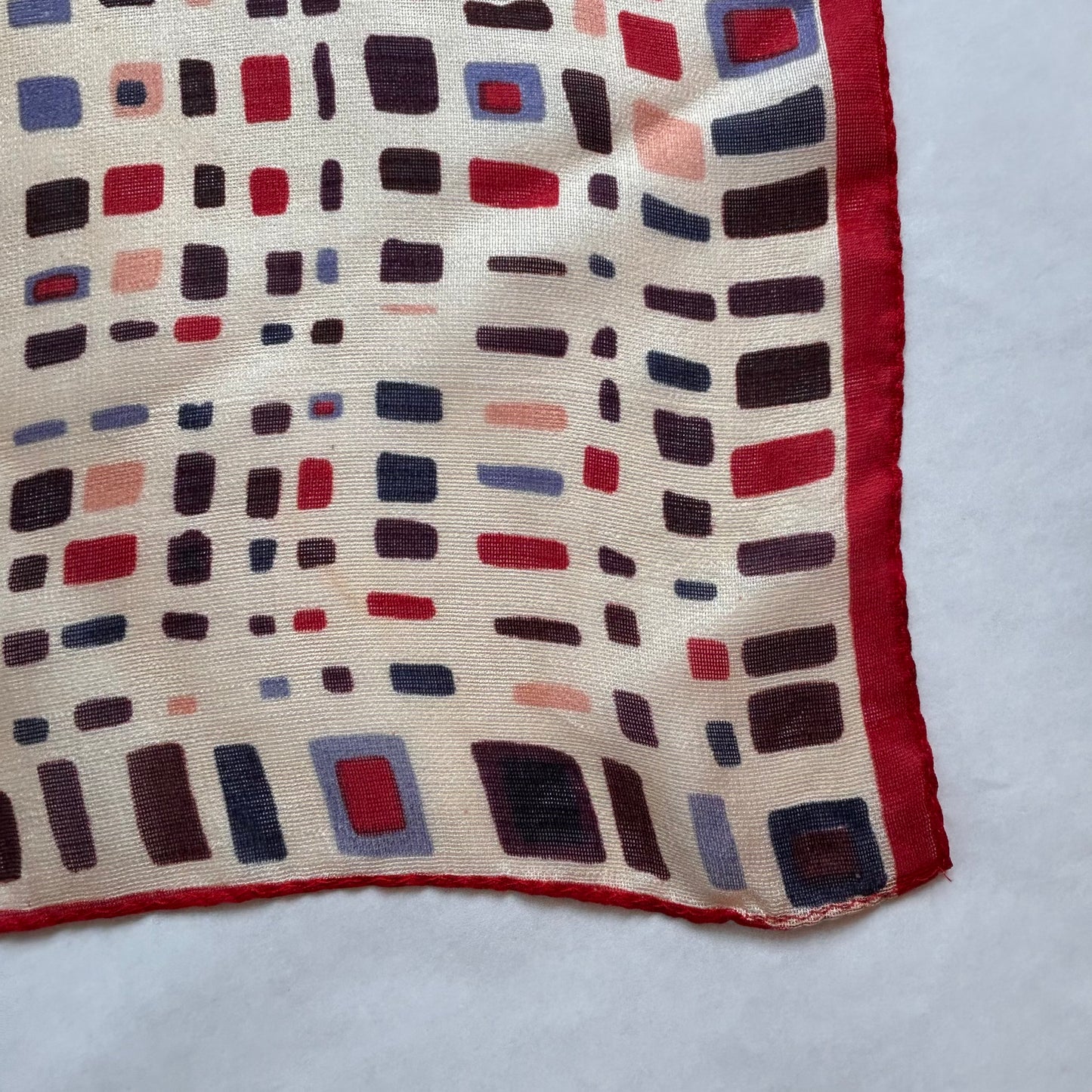 Vintage 100% Silk Handkerchief