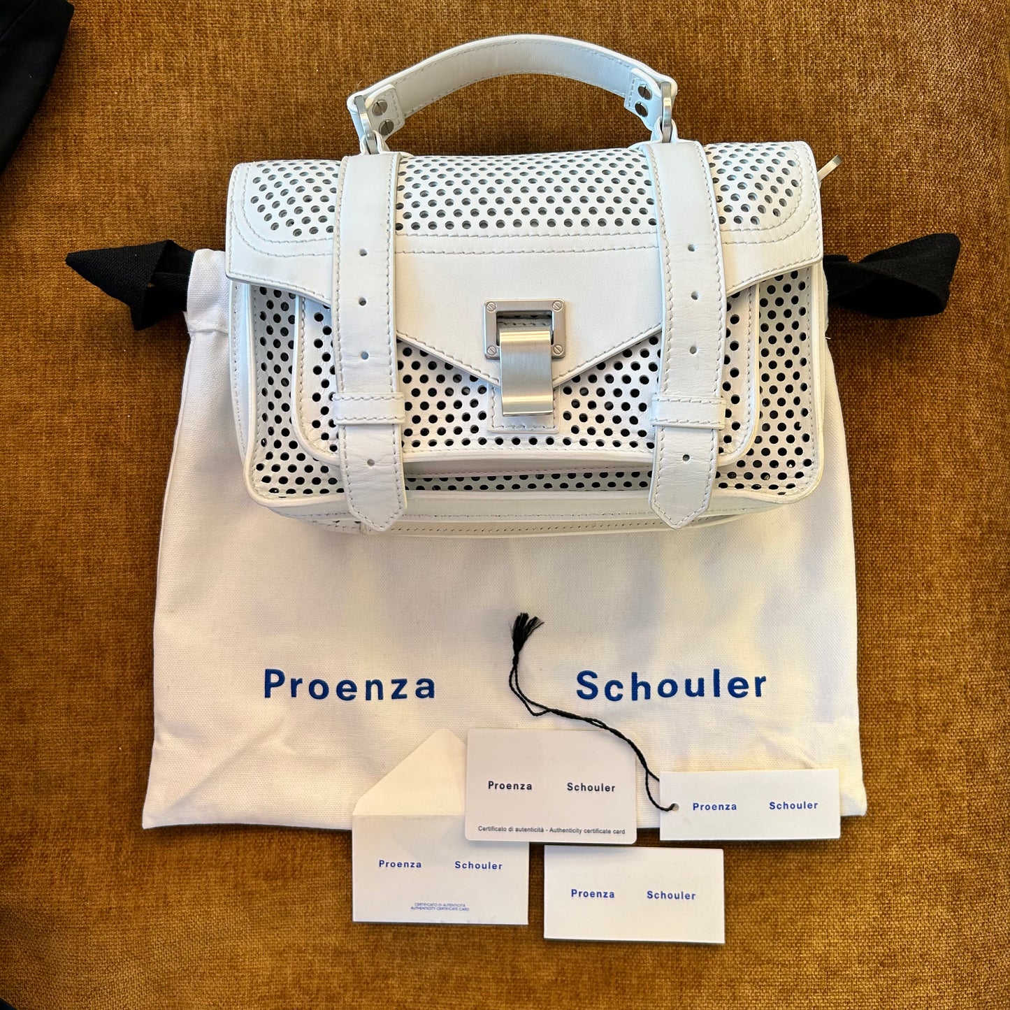 Pre-Loved Proenza Schouler Perforated Leather Crossbody