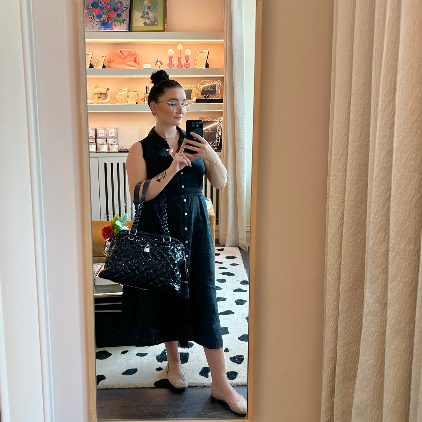 Pre-Loved Marc Jacobs Quilted Patent Leather Bag
