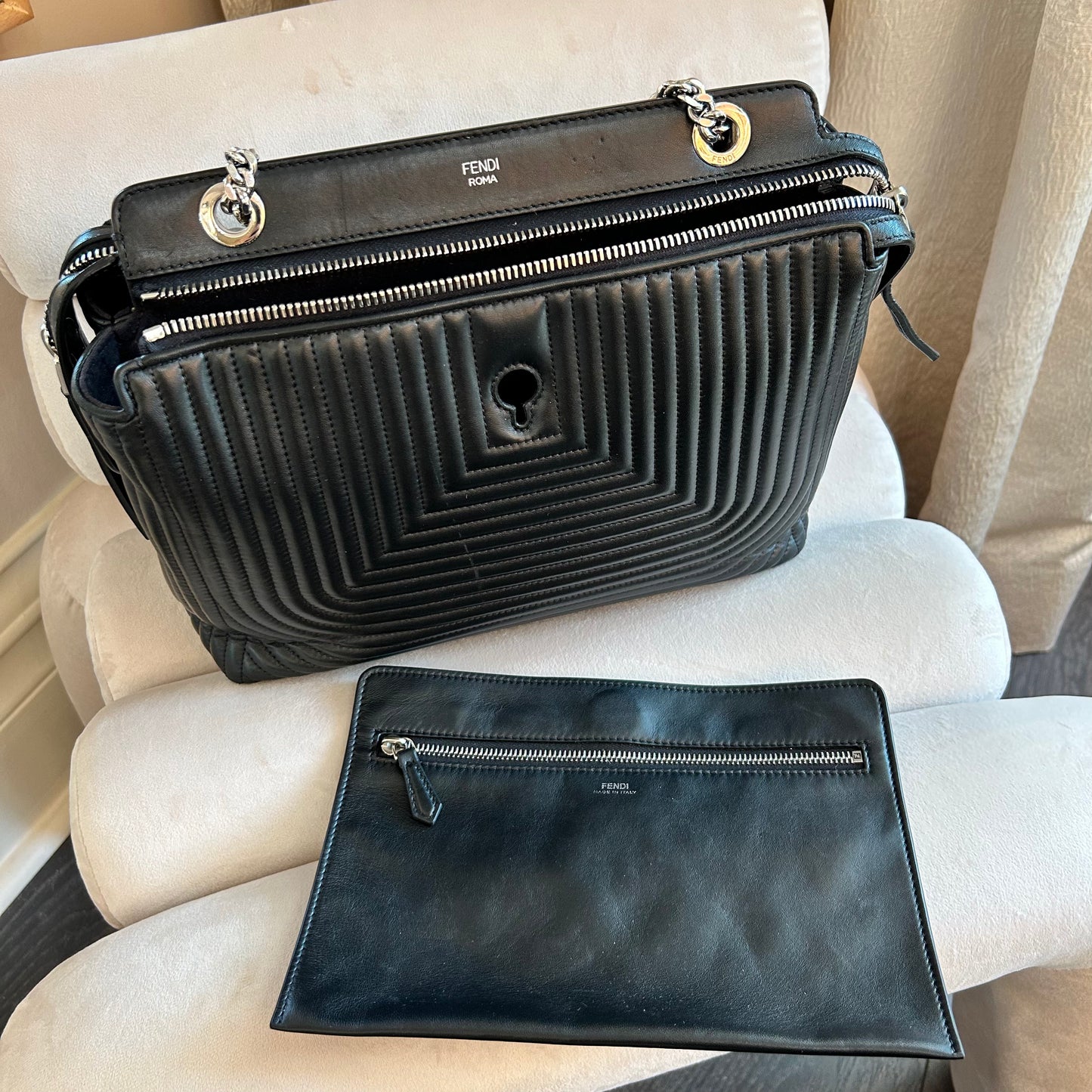Pre-Loved Fendi Dot Com Click Bag