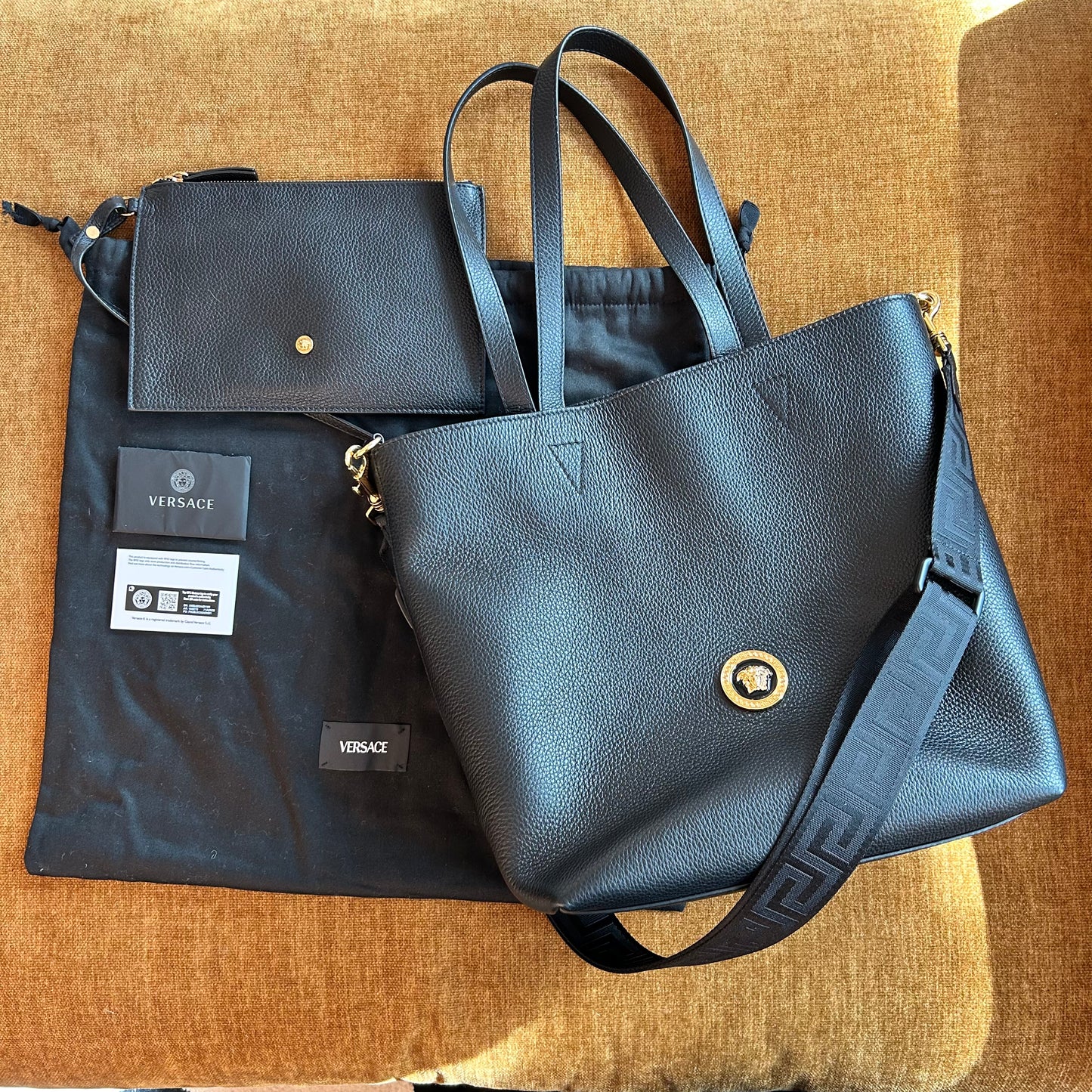 Pre-Loved Versace La Medusa Shopper Tote