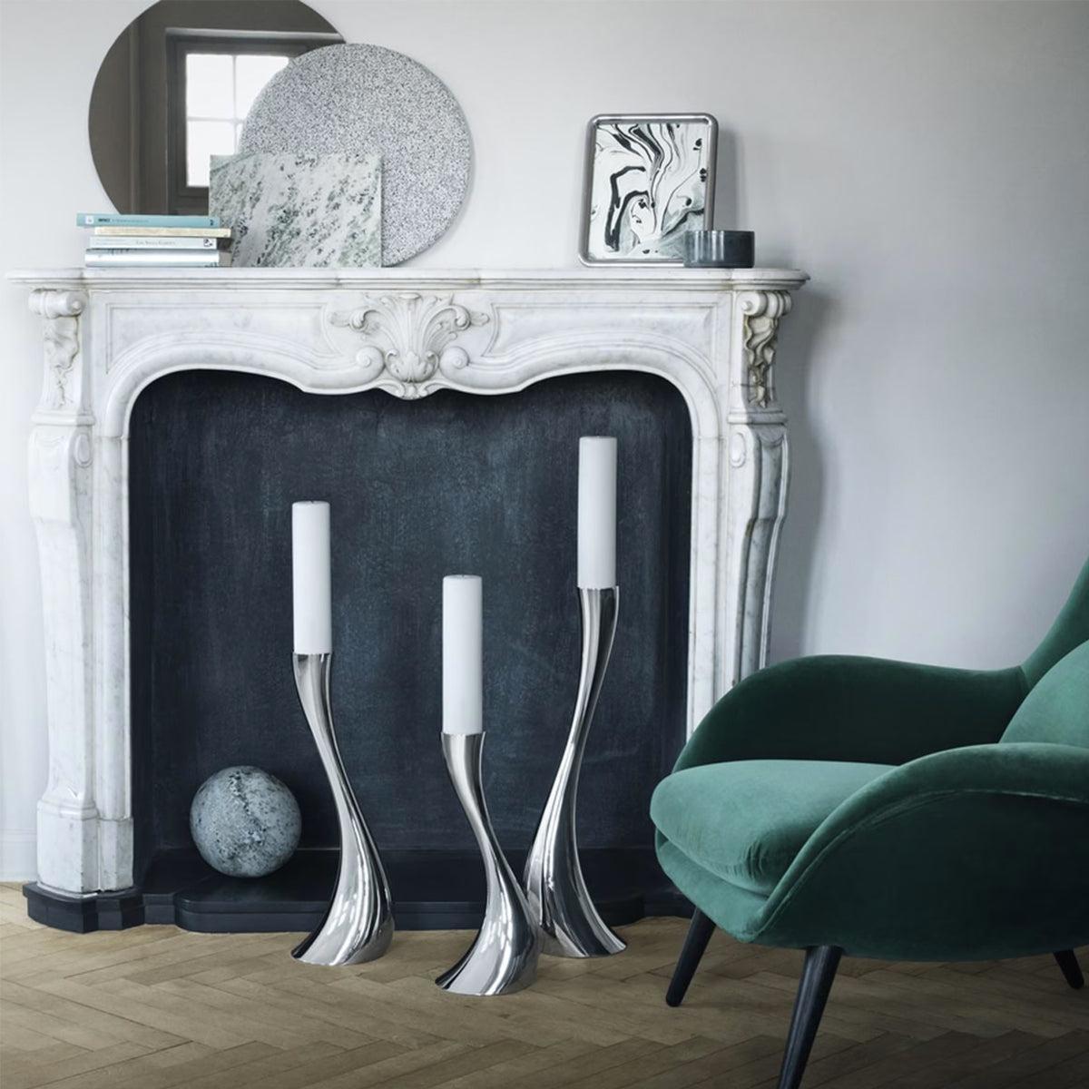 Georg Jensen Cobra Floor Candleholder - Large