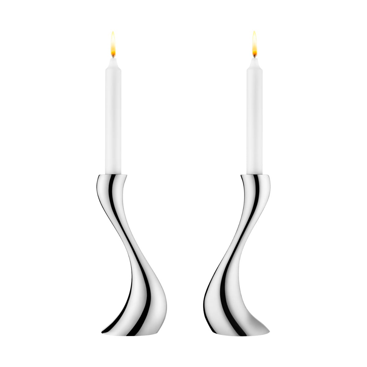 Georg Jensen Cobra Candleholder - Medium Set of 2