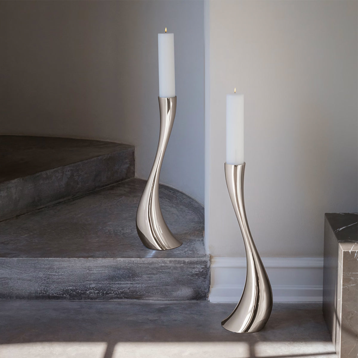 Georg Jensen Cobra Floor Candleholder - Small
