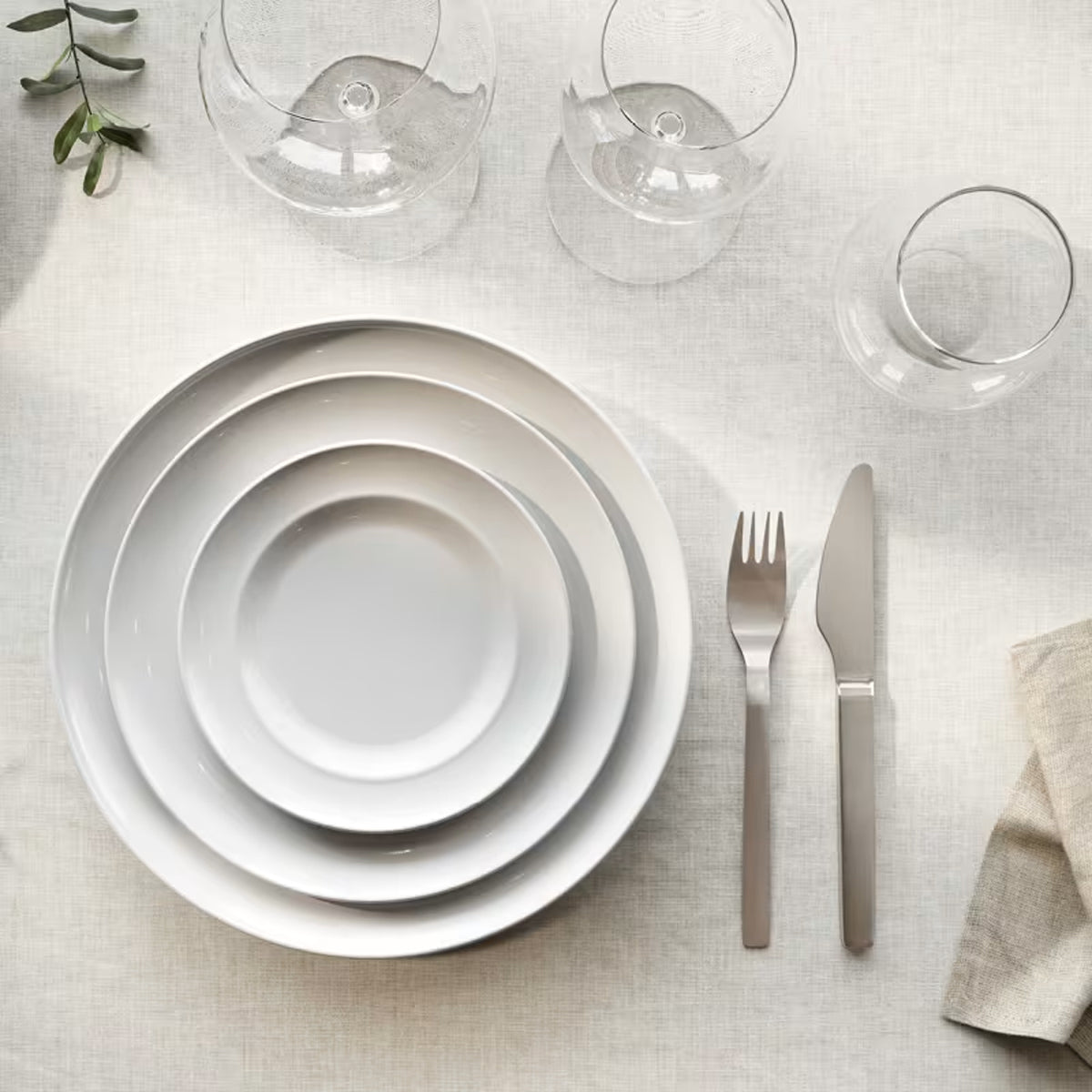 Georg Jensen Koppel Dinner Plate - Set of 4