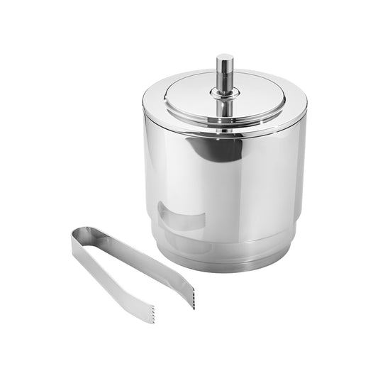Georg Jensen Manhattan Ice Bucket & Tongs