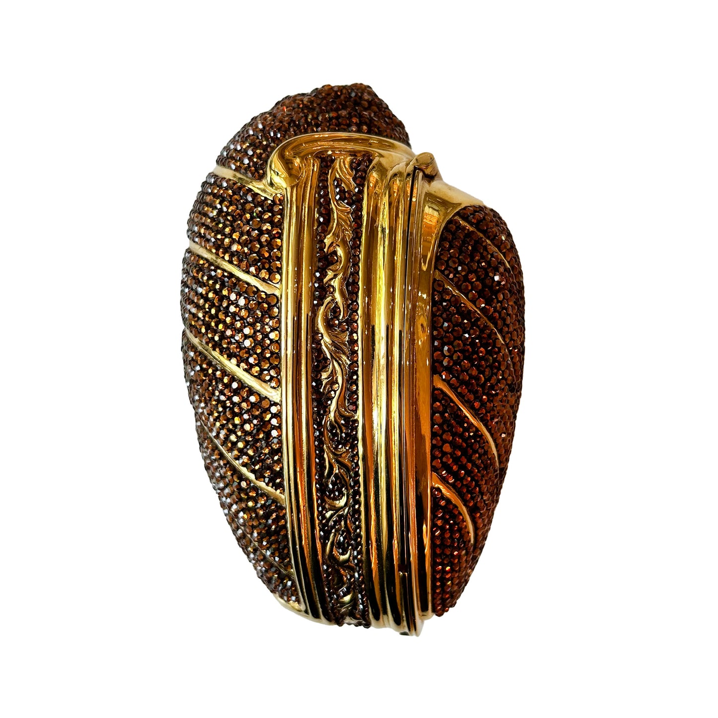 Judith Leiber Conch Shell Minaudière Evening Bag