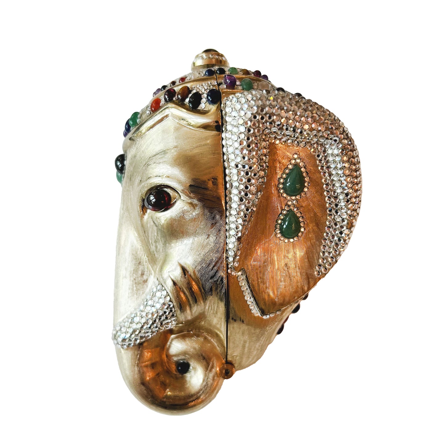 Judith Leiber Lucky Elephant Minaudière Evening Bag