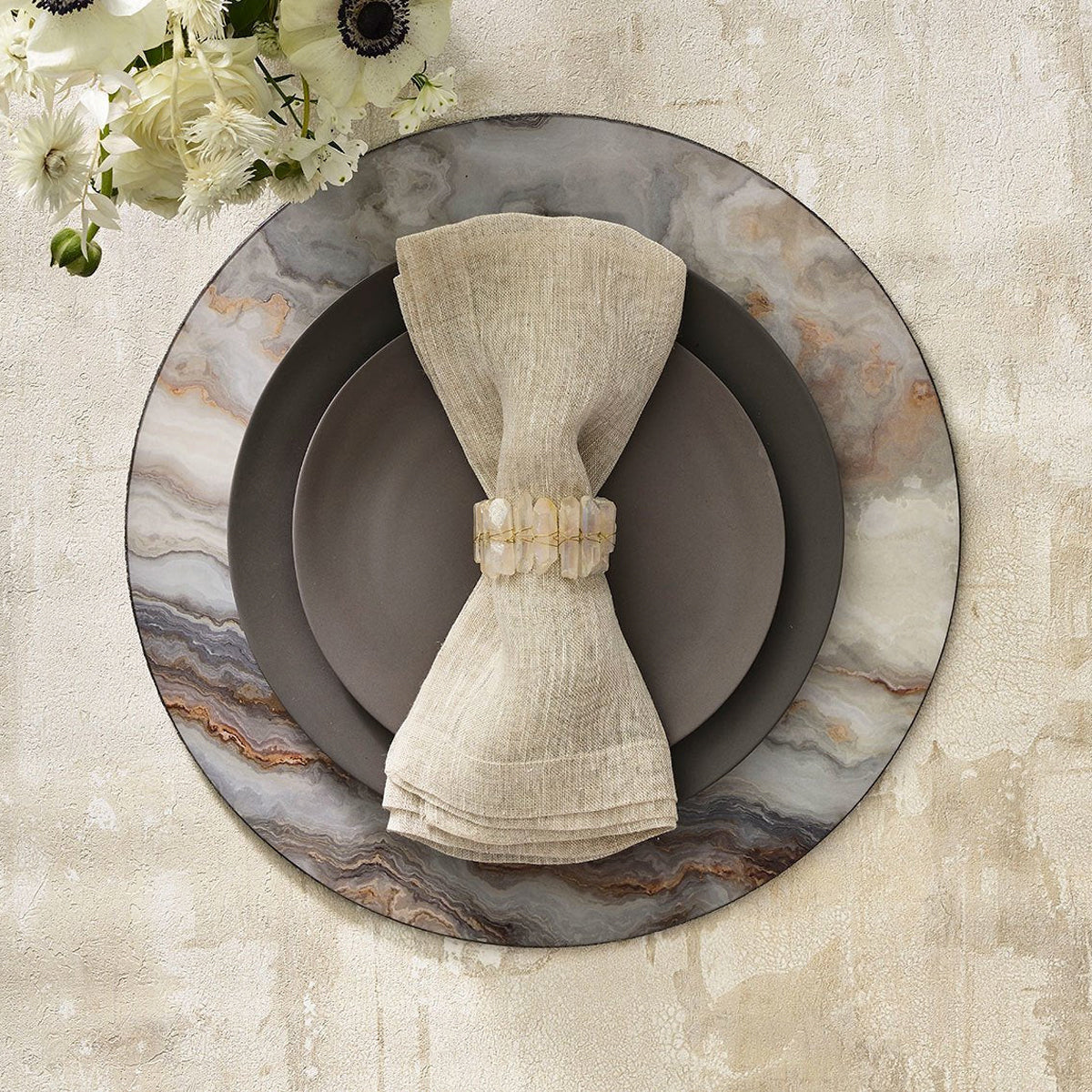 Kim Seybert Agate Placemat - Set of 4