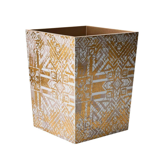 Kim Seybert Distressed Wastebasket