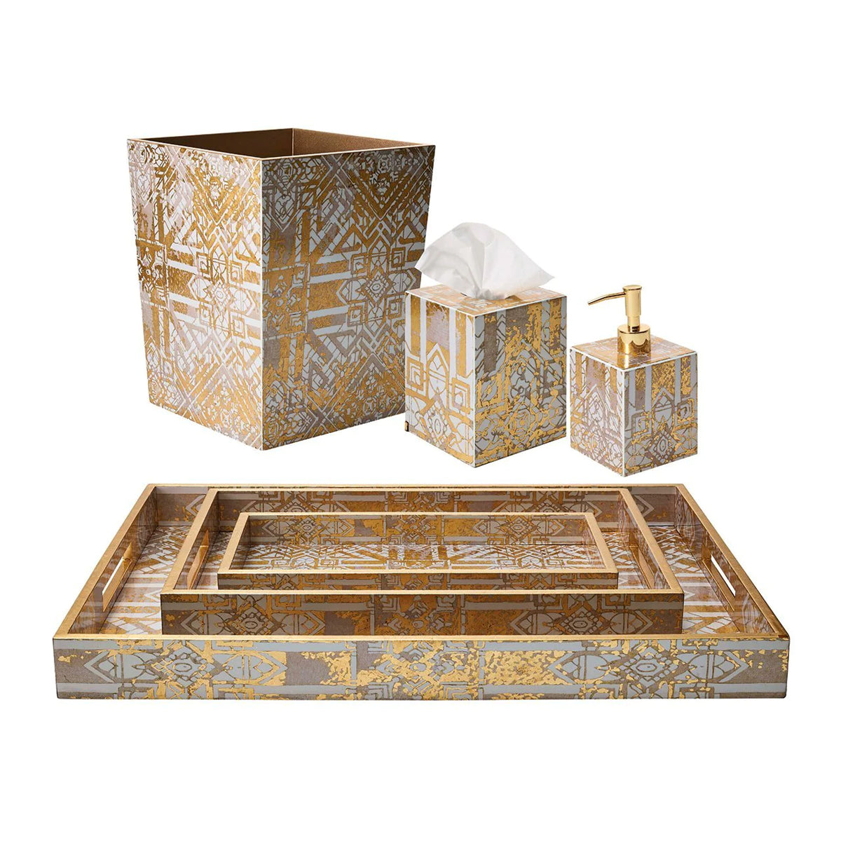 Kim Seybert Distressed Soap Dispenser