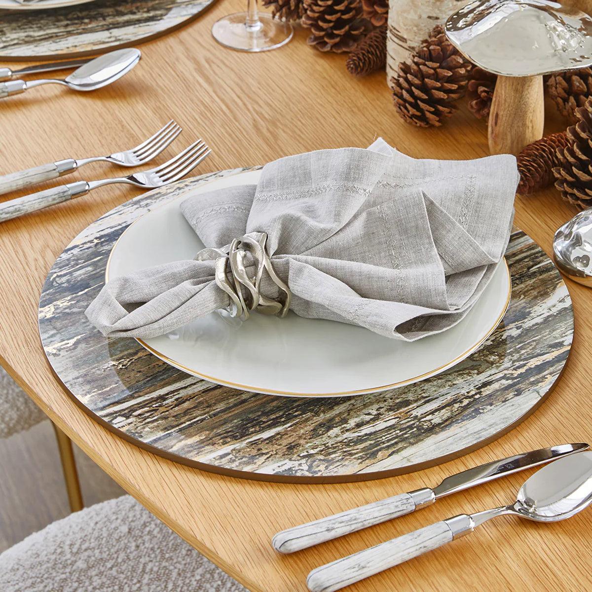Kim Seybert Flux Napkin Ring - Set of 4