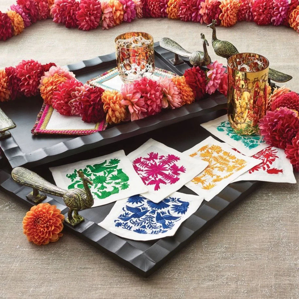 Kim Seybert Otomi Cocktail Napkin - Set of 6