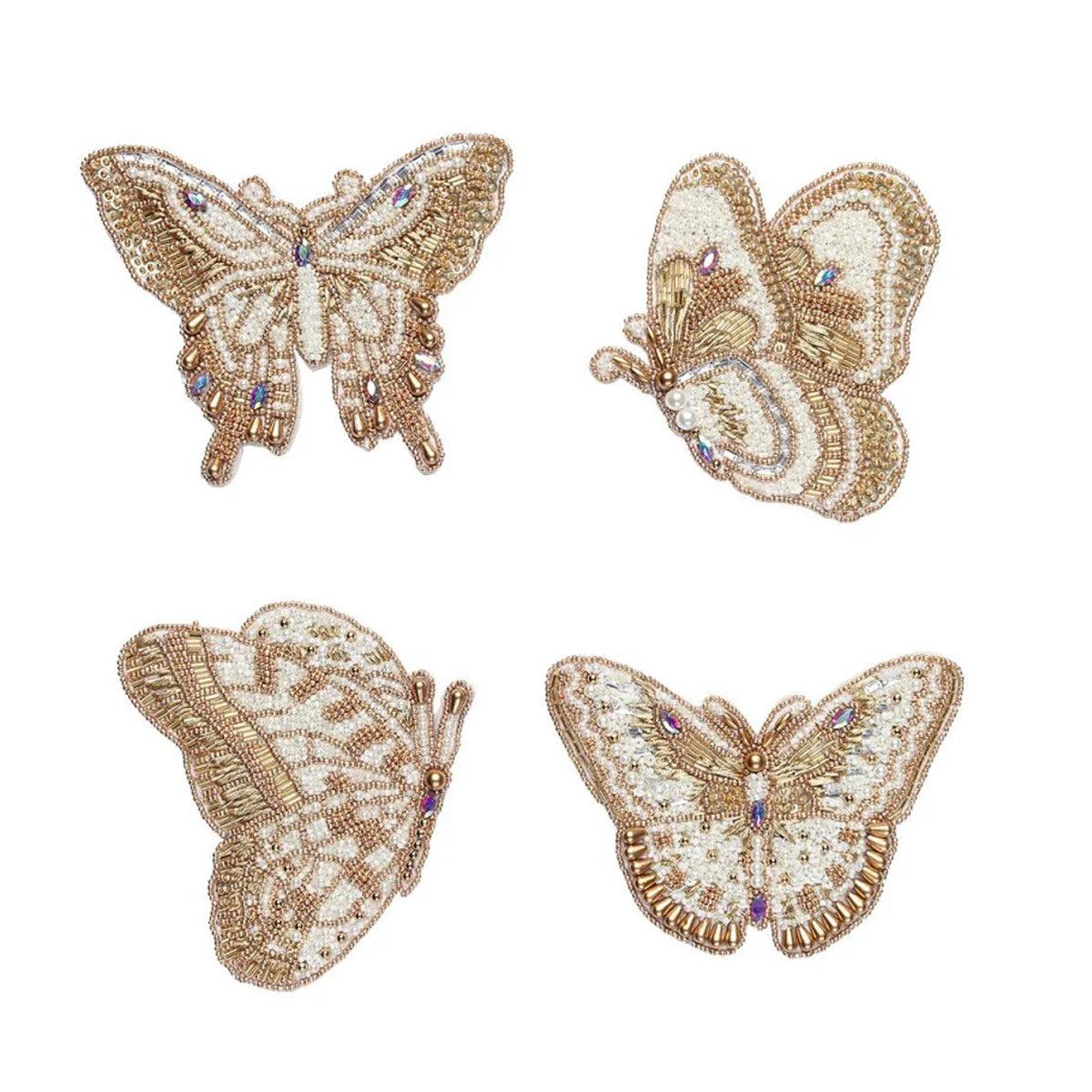 Kim Seybert Papillon Coasters - Set of 4