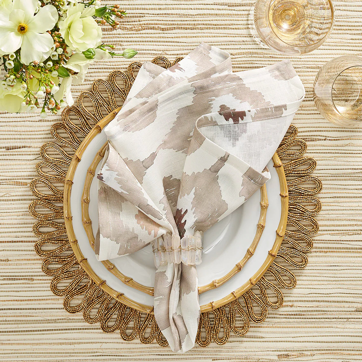 Kim Seybert Radiant Napkin Ring - Set of 4