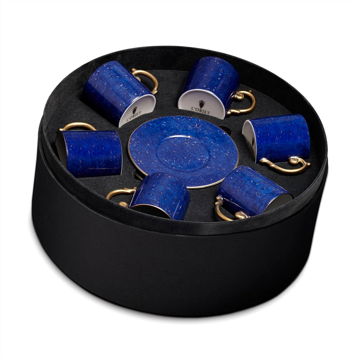 L'Objet Lapis Espresso Cup & Saucer - Set of 6