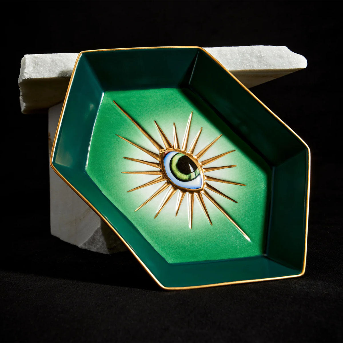 L'Objet Lito Eye Hexagon Tray