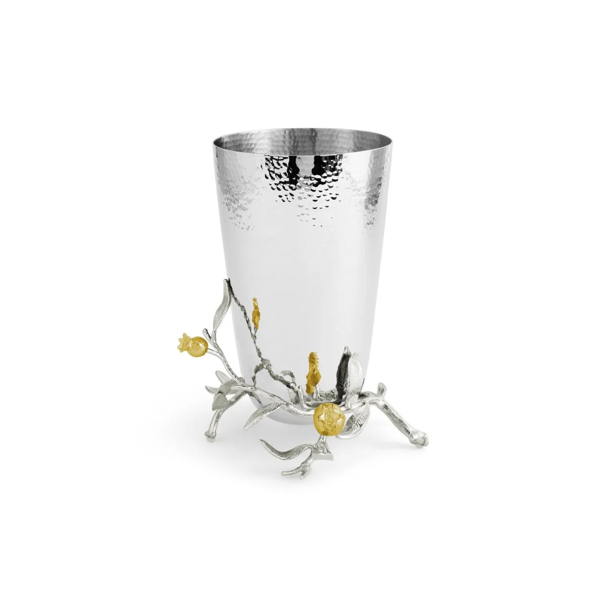 Michael Aram Pomegranate Silver & Gold Vase - Large