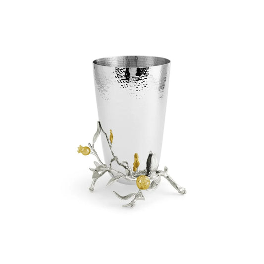 Michael Aram Pomegranate Silver & Gold Vase - Large