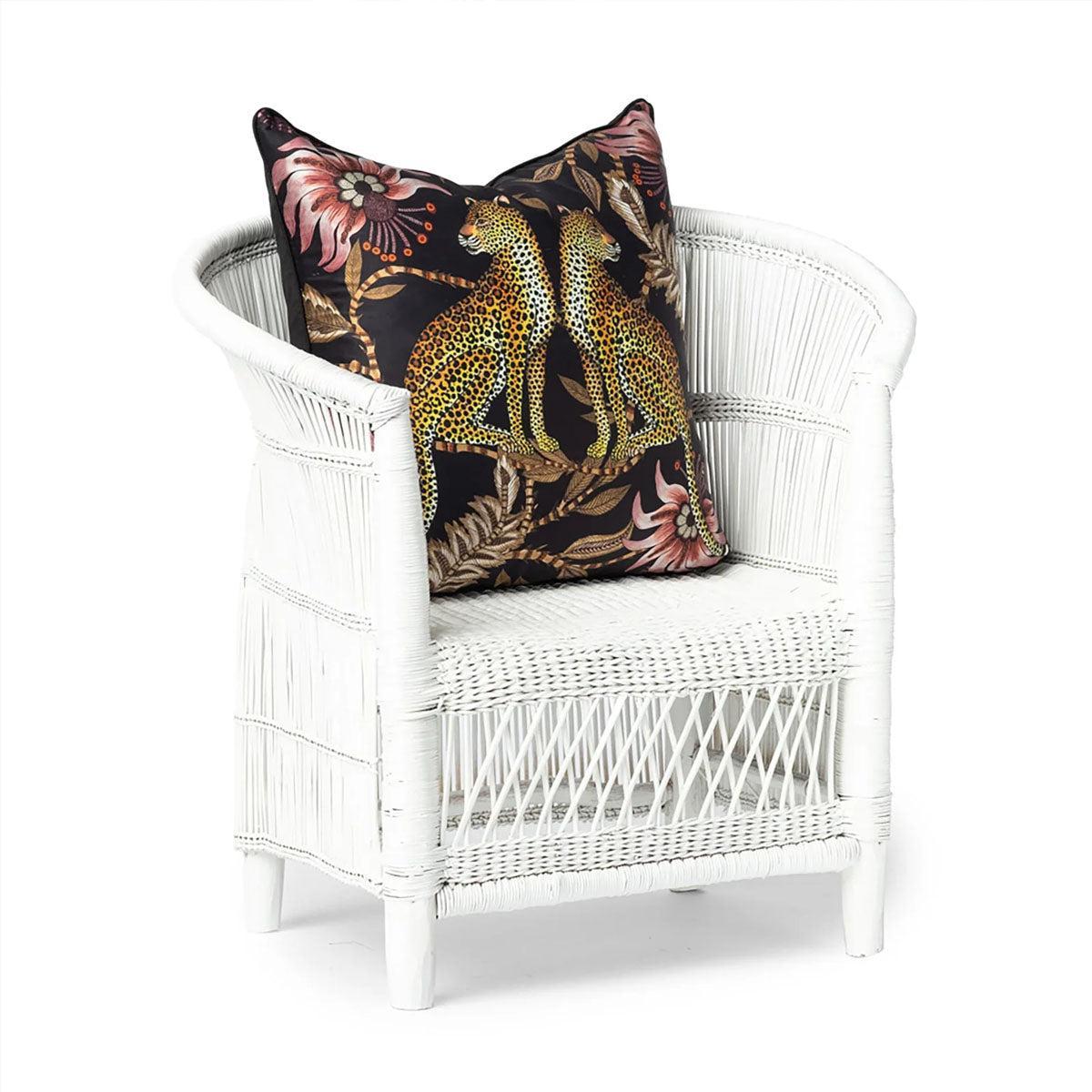 Ardmore Design - Lovebird Leopards Silk Pillow