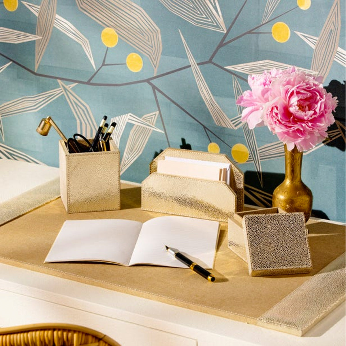 Pigeon & Poodle Viana Gold Foil Boxes