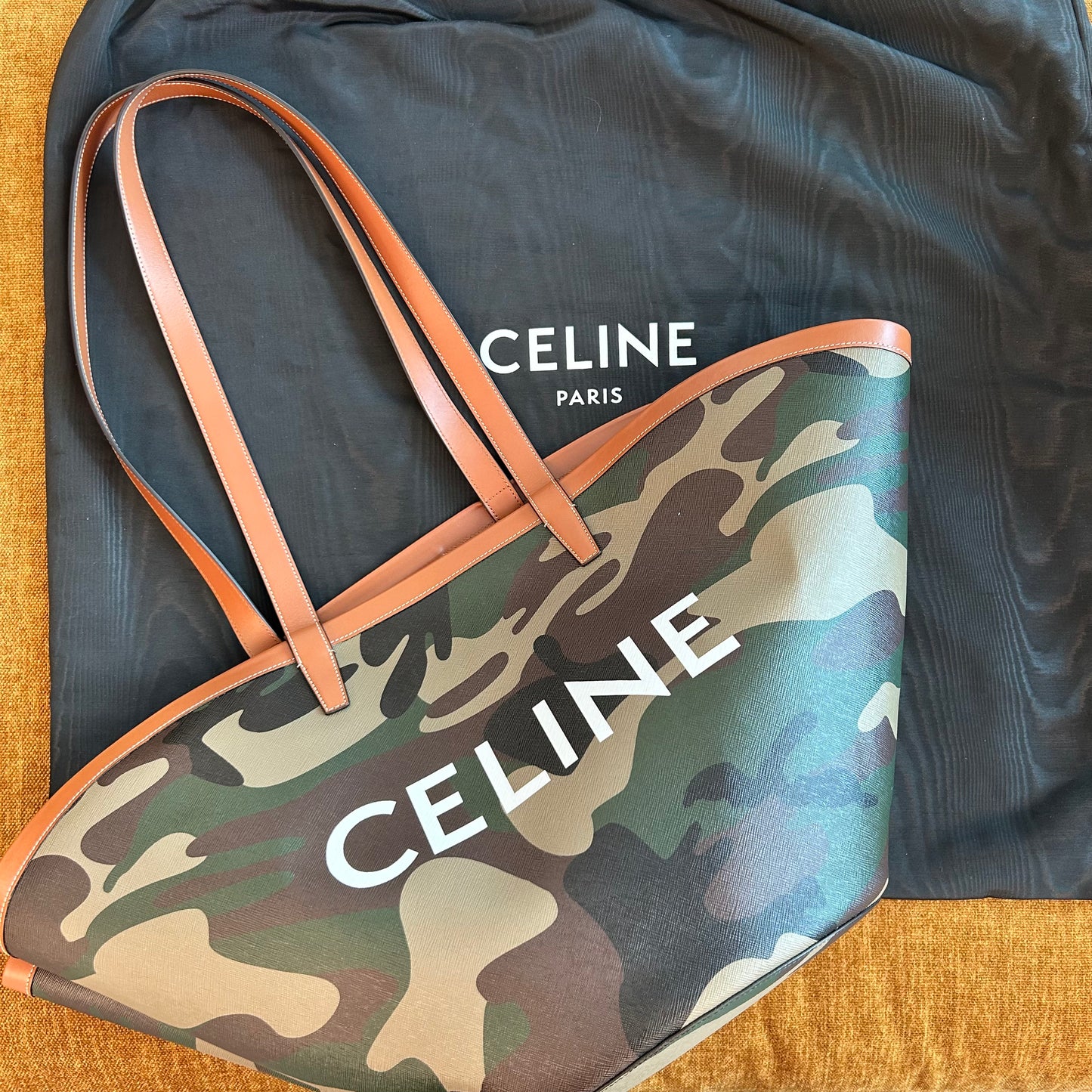 Pre-Loved Celine Large Camouflage Couffin Tote