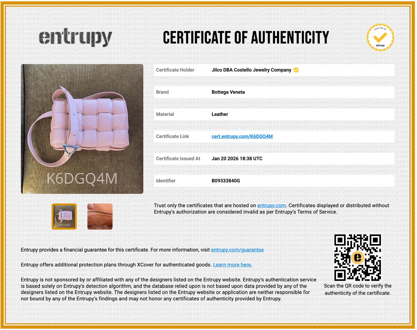 Pre-Loved Bottega Veneta Padded Cassette Crossbody Bag