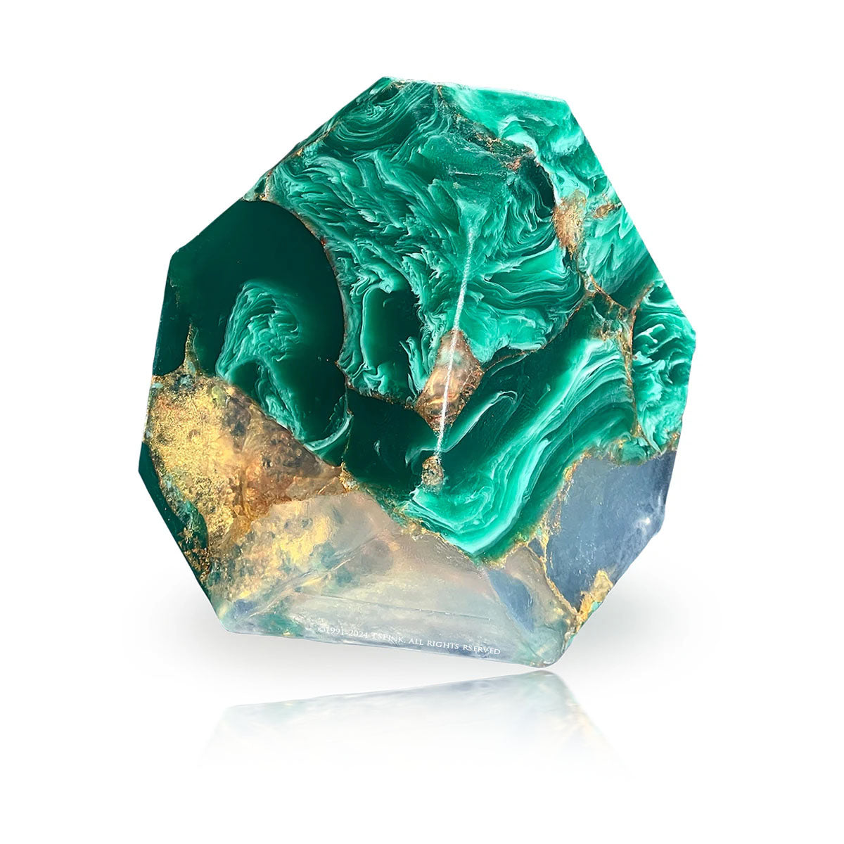 SoapRocks - Malachite