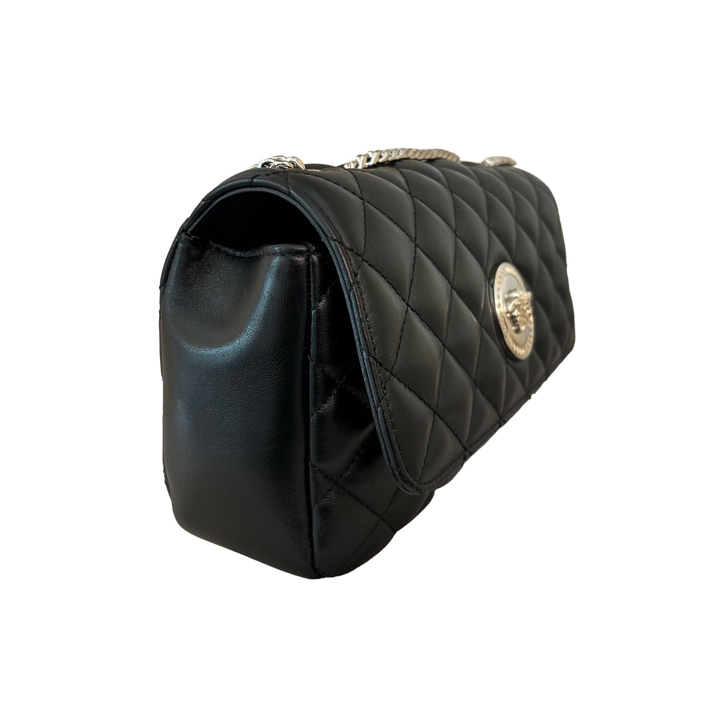 Pre-Loved Versace Quilted Medusa Crossbody Bag